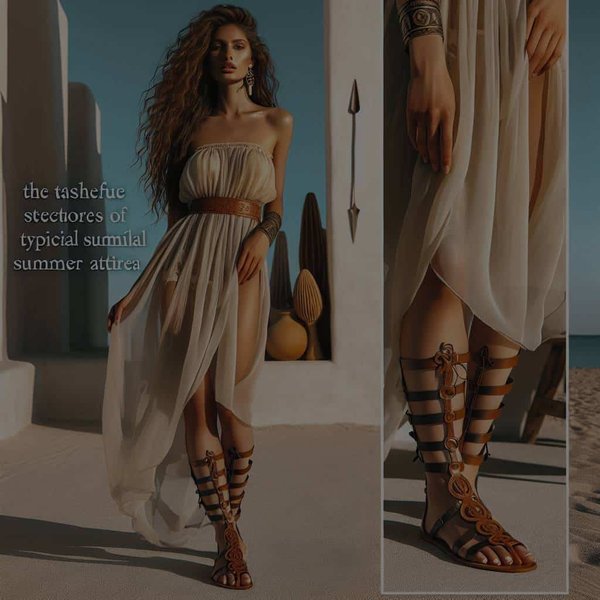 Comment faire pour associer des sandales gladiateur à une tenue estivale sans tomber dans le cliché ?